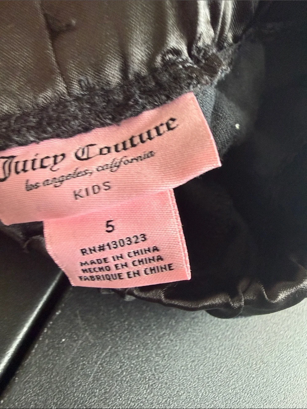 Juicy Couture matching velour